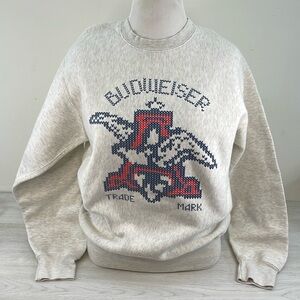 Vintage Budweiser Pro-Weave Sweatshirt Unisex